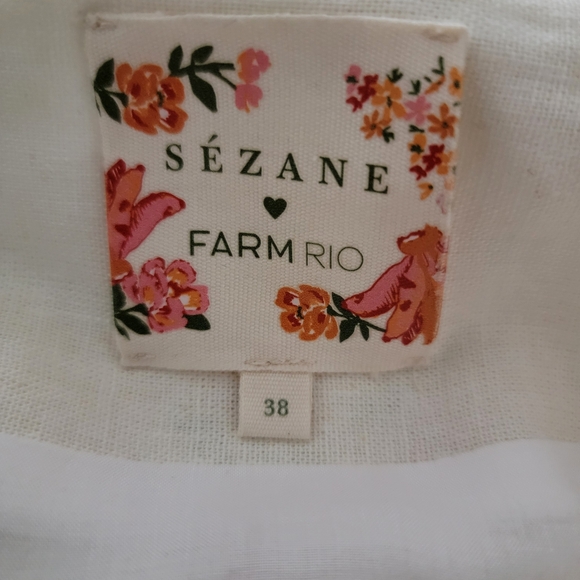 Sezane x Farm Rio Lola Wrap Mini Skirt in Paris Ama Rio 38 6 - Picture 6 of 6